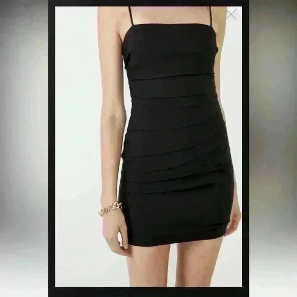 BARDOT- NWT COCO MINI DRESS IN BLACK Sz XS - Picture 4 of 10